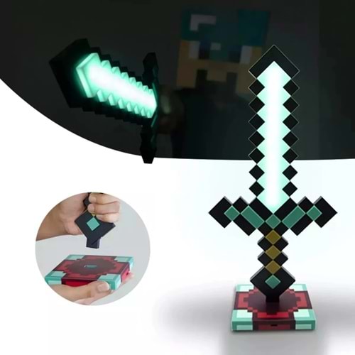 Minecraft Kılıç Gece Lambası