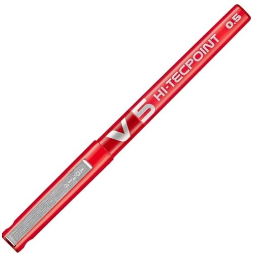 Pilot V5 Hi-tecpoınt 0.5 Roller Kalem Kırmızı