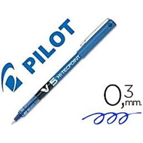 PİLOT V5 HI-TECPOINT MAVİ