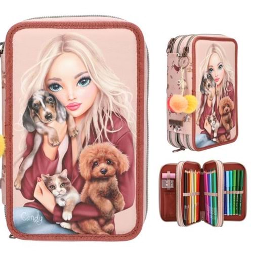 TOPModel İçi Dolu Üç Katlı Kalemkutusu FUR EVER FRIENDS