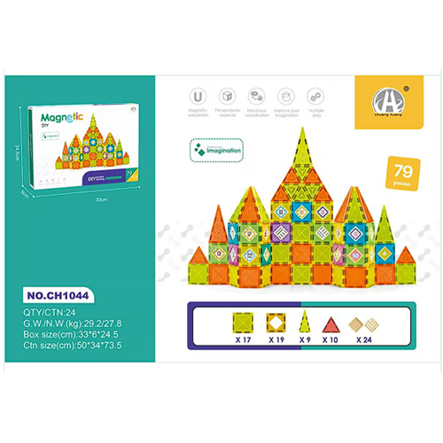 5,5 Cm Manyetik Bloklar 79 Pcs