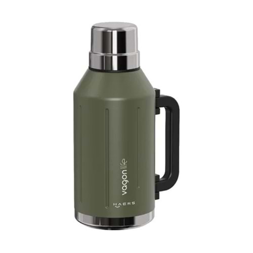 VAGONLİFE 1200 ML ÇELİK TERMOS YEŞİL