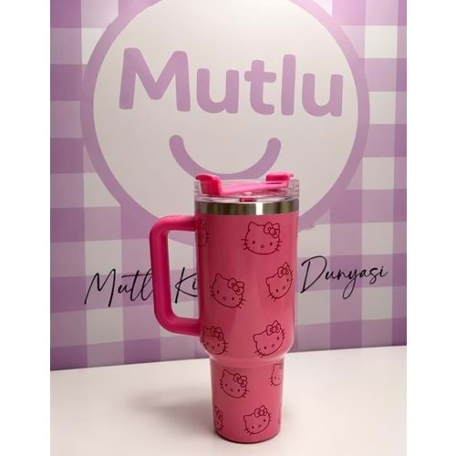 HELLO KİTTY 1200 ML ÇELİK MATARA