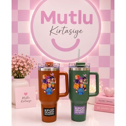 K POP 1200 ML ÇELİK MATARA