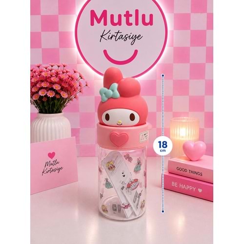 SANRİO 360 ML CAM MATARA