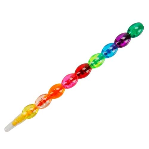 Bu-Bu Geçmeli Crayon Elıps 9 Renk 10 Lu