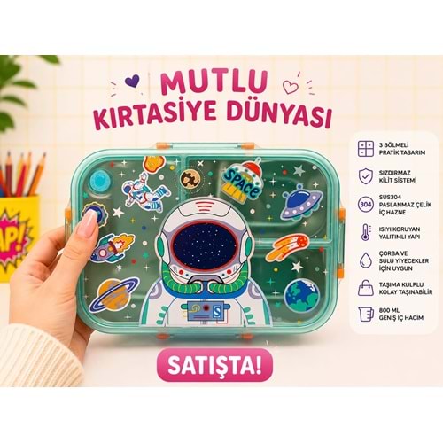 Dream Vest Beslenme Kabı Çelik Astronot 2 VST-BES0021