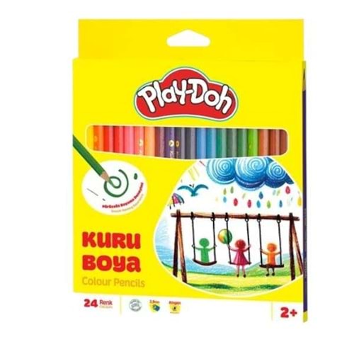 PLAYDOH KURUBOYA 24 RENK TAM BOY
