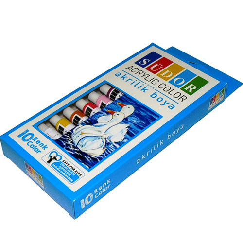 SÜDOR AKRİLİK BOYA 10x9ML TÜP