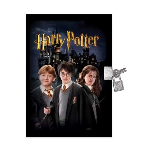 HARRY POTTER KİLİTLİ HATIRA DEFTERİ 80YP.