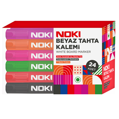 NOKI BEYAZ TAHTA KALEMİ 24’LÜ SET