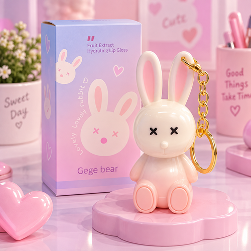GEGE BEAR LİP GLOSS ANAHTARLIK