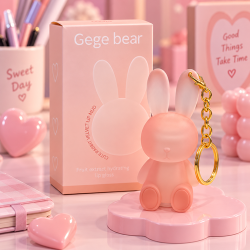 GEGE BEAR LİP GLOSS ANAHTARLIK #01