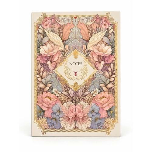VICTORIAS JOURNALS DEFTER SERT KAPAK RENKLİ KENAR 80 GR 340 YP 11X15