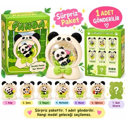 PANDA SÜPRİZ KAR KÜRESİ