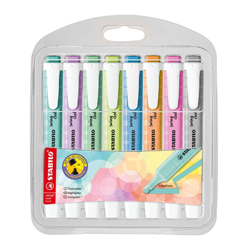 Stabilo Swing Cool Fosforlu İşaretleme Kalem Seti 8li Pastel