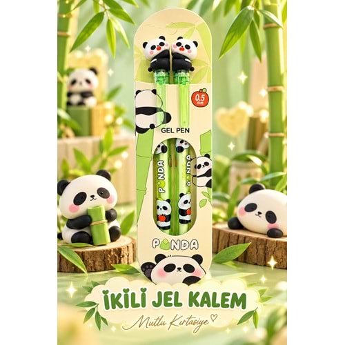 PANDA JEL KALEM 2Lİ