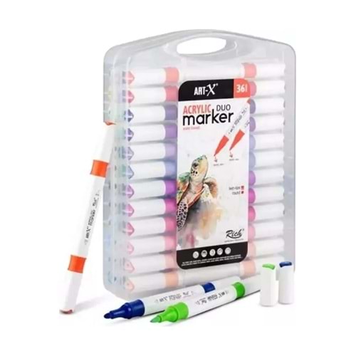 RİCH ART-X AKRİLİK DUO MARKER 36 RENK