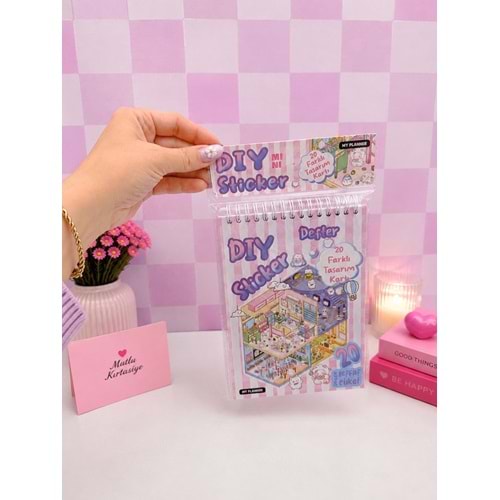 BAM 3D Etiket & Tasarım Kartı Sticker Defteri
