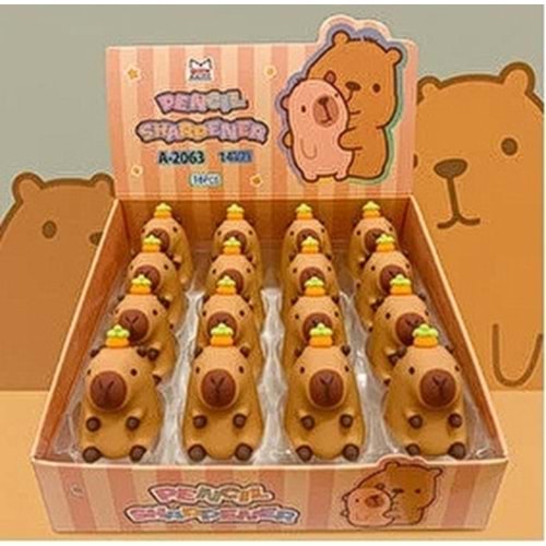 CAPYBARA SİLİKON KALEMTRAŞ