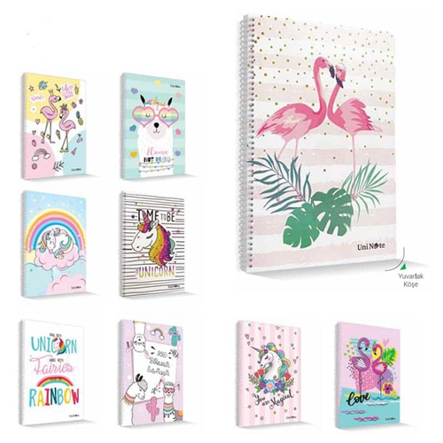 CINAR DESENLİ DEFTER 72 ÇİZGİLİ