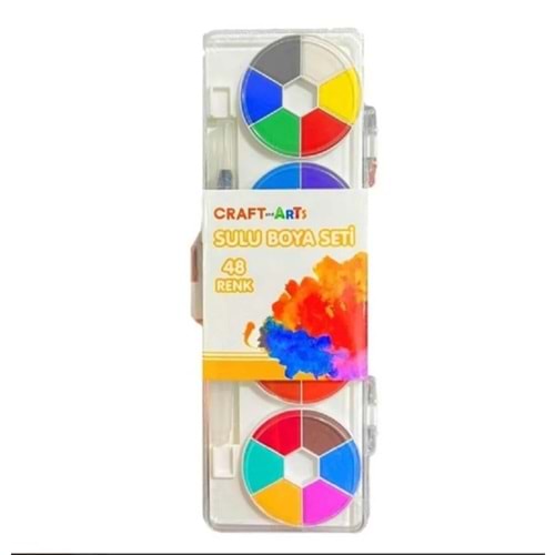 CRAFT AND ARTS 48 RENK SULUBOYA SETİ