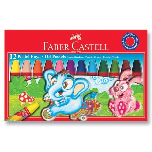 FABER CASTELL KARTON KUTU 12 PASTEL