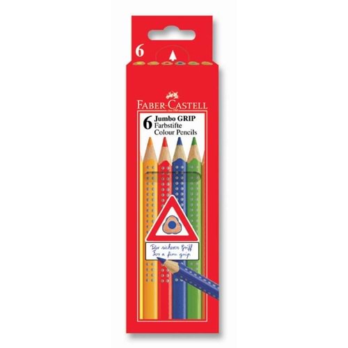 FABER CASTELL 6 RENK JUMBO KURU BOYA