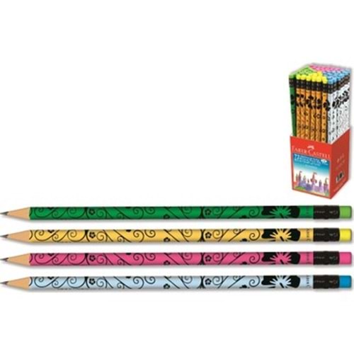 FABER CASTELL FLOWERS KURŞUN KALEM