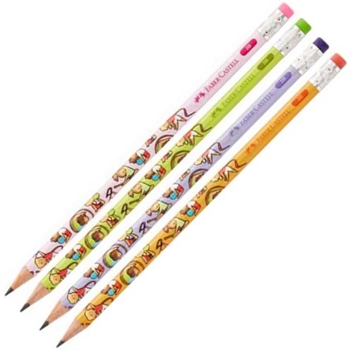 FABER CASTELL SİLGİLİ KURŞUN KALEM