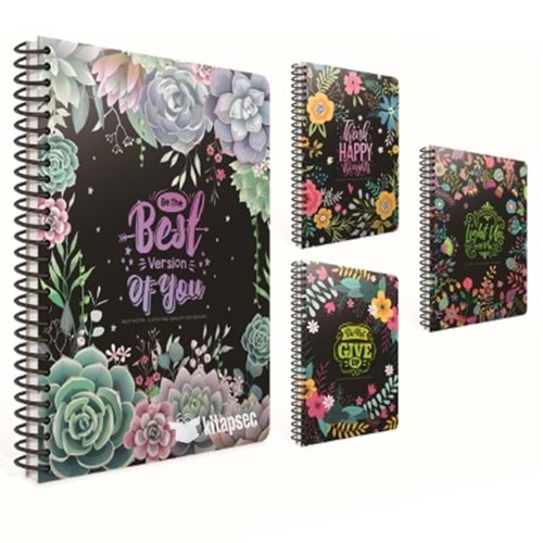GIPTA BEST NOTES 100YP KARELİ SPİRALLİ KARTON KAPAK DEFTER