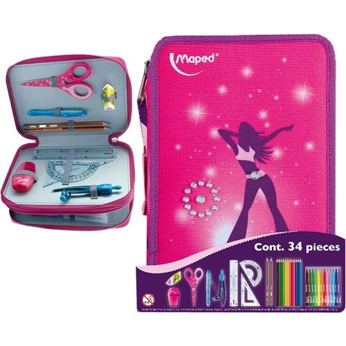 MAPED GIRLY İÇİ DOLU KALEMKUTU