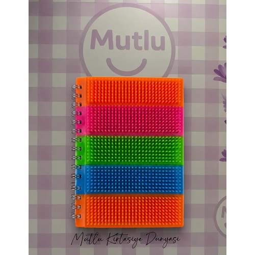 MYNOTE A5 FIRÇA KAPAKLI SPİRALLİ DEFTER 80YP ÇİZGİLİ