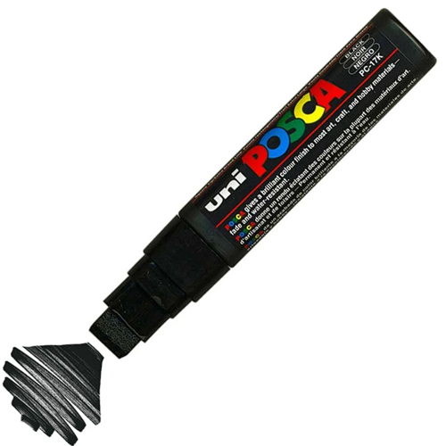 Uni Posca Marker Pc-17k Extra Large 15.0 Mm Black