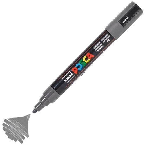 POSCA 5M DERİN GRİ