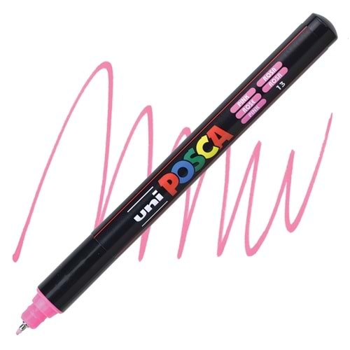 Uni Posca PC-1MR Poster Markörü 0.7 mm Pembe