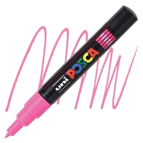 Uni Posca PC-1M 0.7 mm Pembe