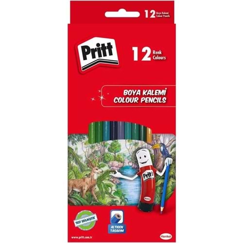 PRİTT 12 RENK KARTON KURUBOYA