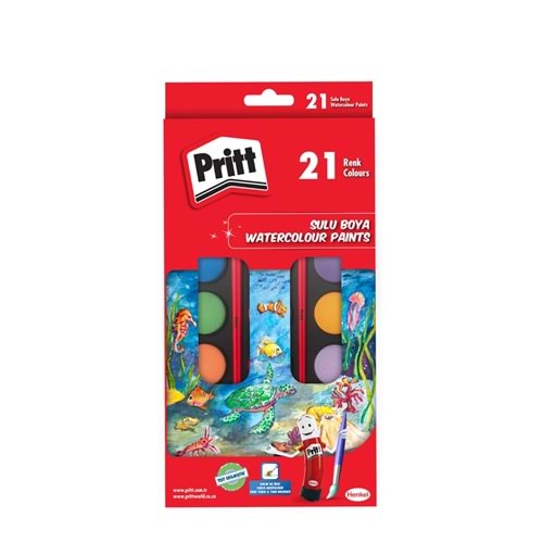 PRİTT 21 RENK SULU BOYA SETİ