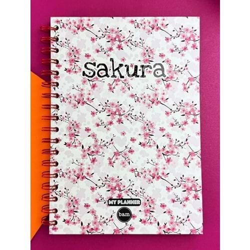SAKURA TASARIMLI KONUŞAN AJANDA