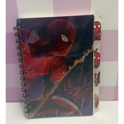SPİDERMAN 3 BOYUTLU DEFTER
