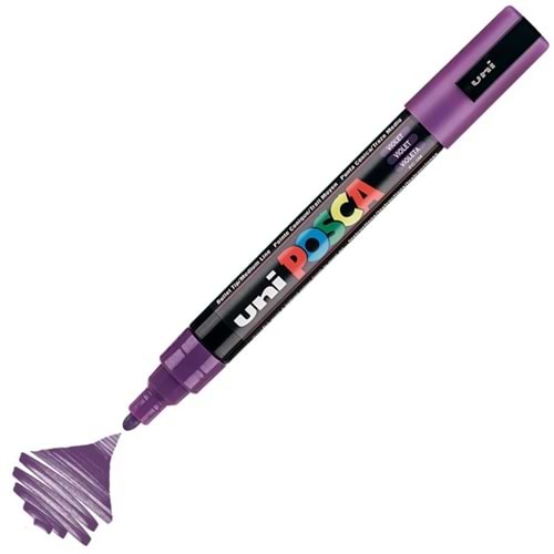 UNİ POSCA 5M MOR