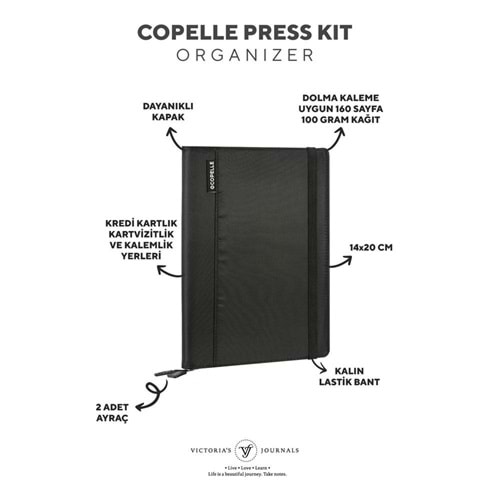 VİKTORİA JOURNAL 14*20 80 SAYFA DEFTER COK AMAÇLI