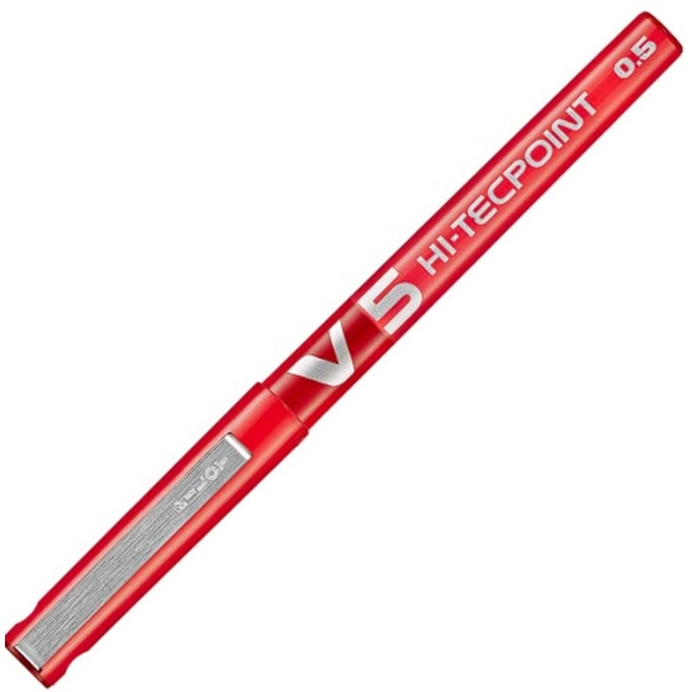 Pilot V5 Hi-tecpoınt 0.5 Roller Kalem Kırmızı
