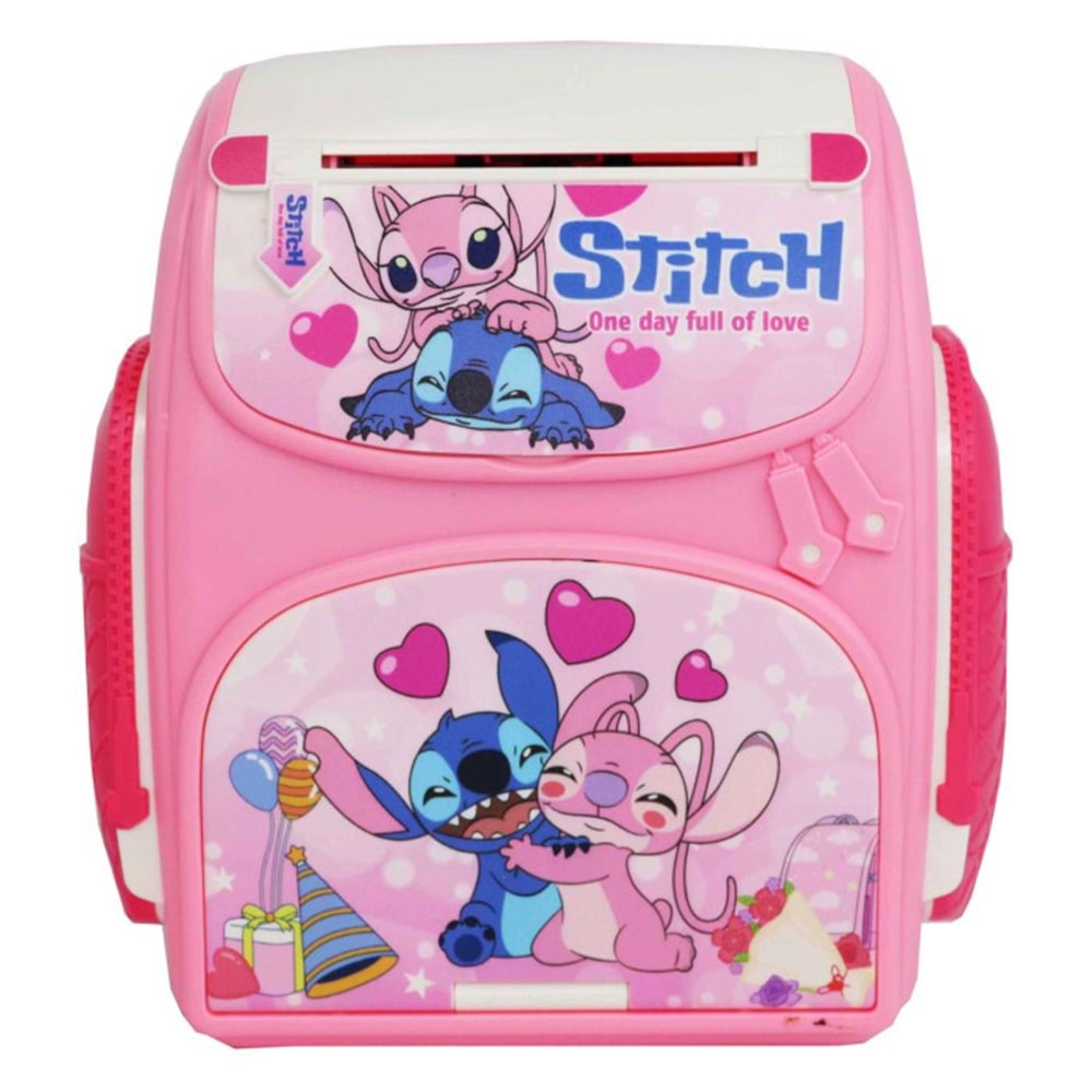 Stitch ATM Kumbara Pembe