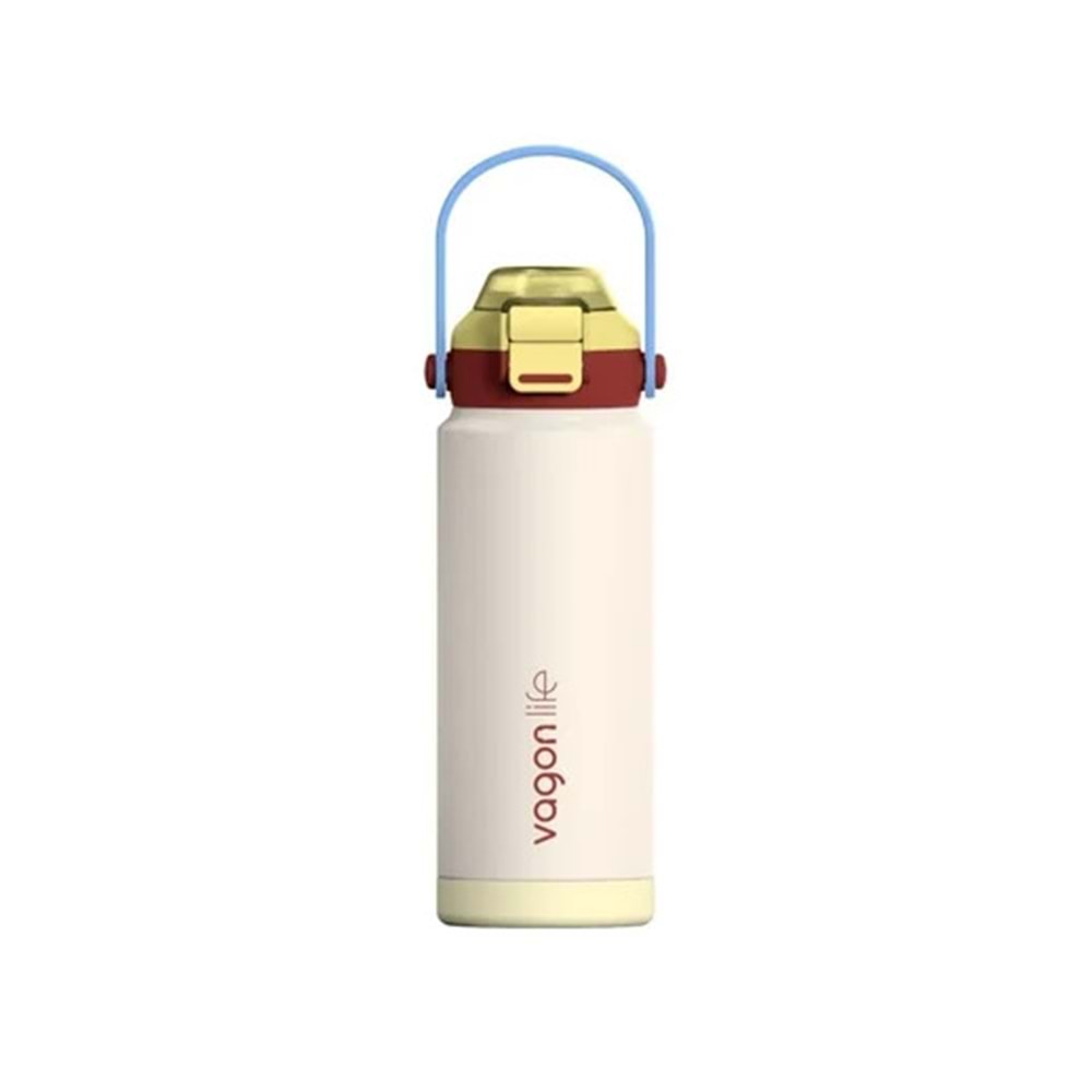 VAGONLİFE 750ML ÇELİK TERMOS KREM