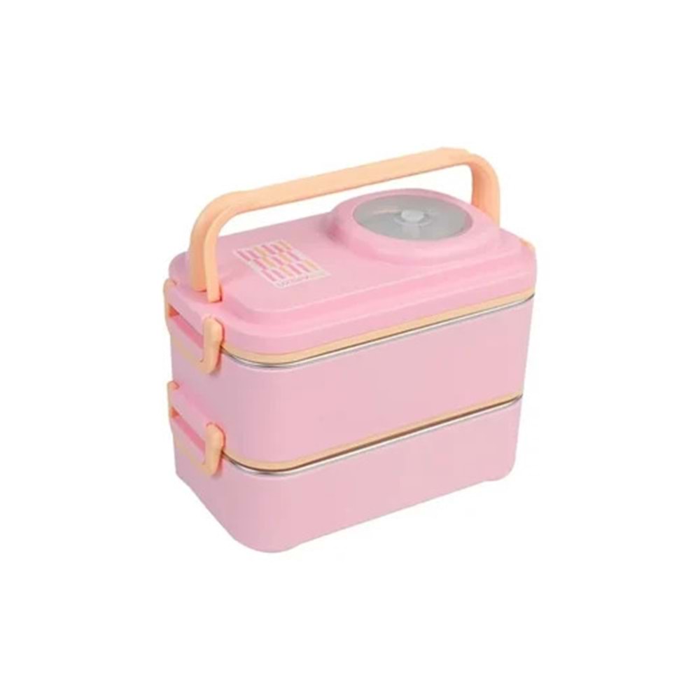 VAGONLİFE 1200 ML LUNCHBOX PEMBE