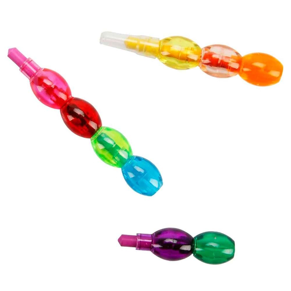 Bu-Bu Geçmeli Crayon Elıps 9 Renk 10 Lu
