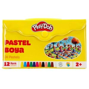 PLAYDOH ÇANTALI PASTEL BOYA 12 RENK