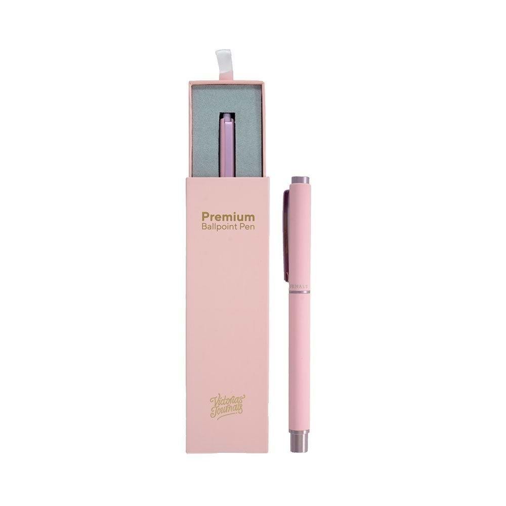 VİCTROİAS JOURNALS PREMİUM ROLLER KALEM PEMBE